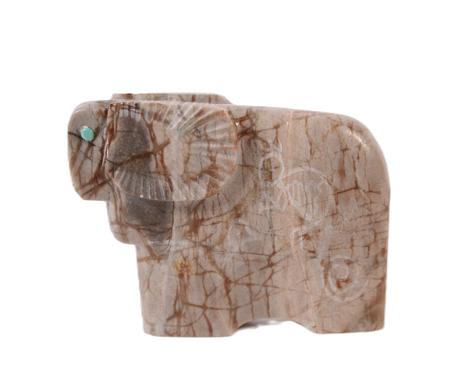 Zuni Pueblo Picasso Marble Ram Fetish By Ulysses Mahkee – Antique