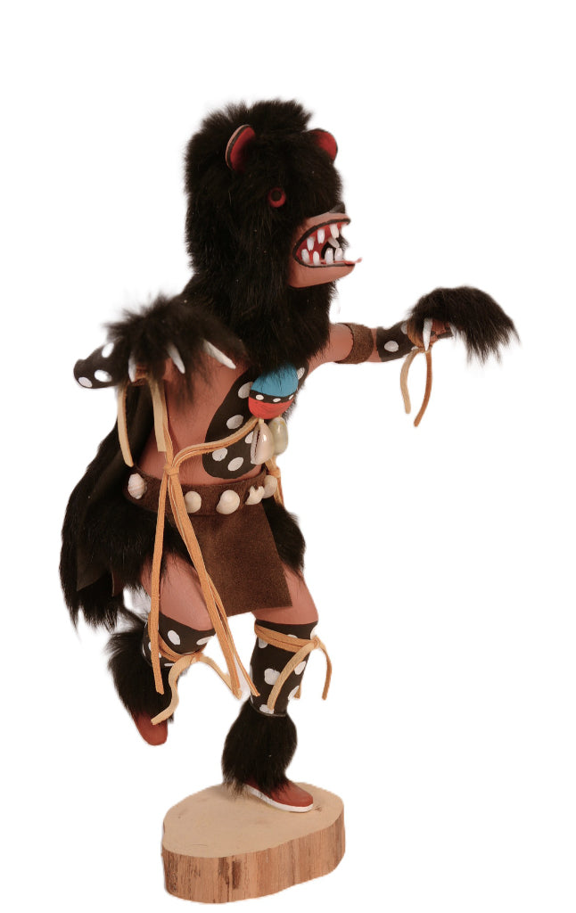 アーミー寺 QUMALeSS クマレス Navajo Black Bear Kachina Doll By D&M Nelson – Antique American