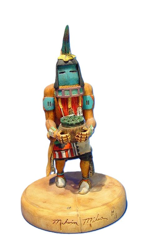 Hopi Pueblo Kachina Doll By Melvin Miles – Antique American Indian Art