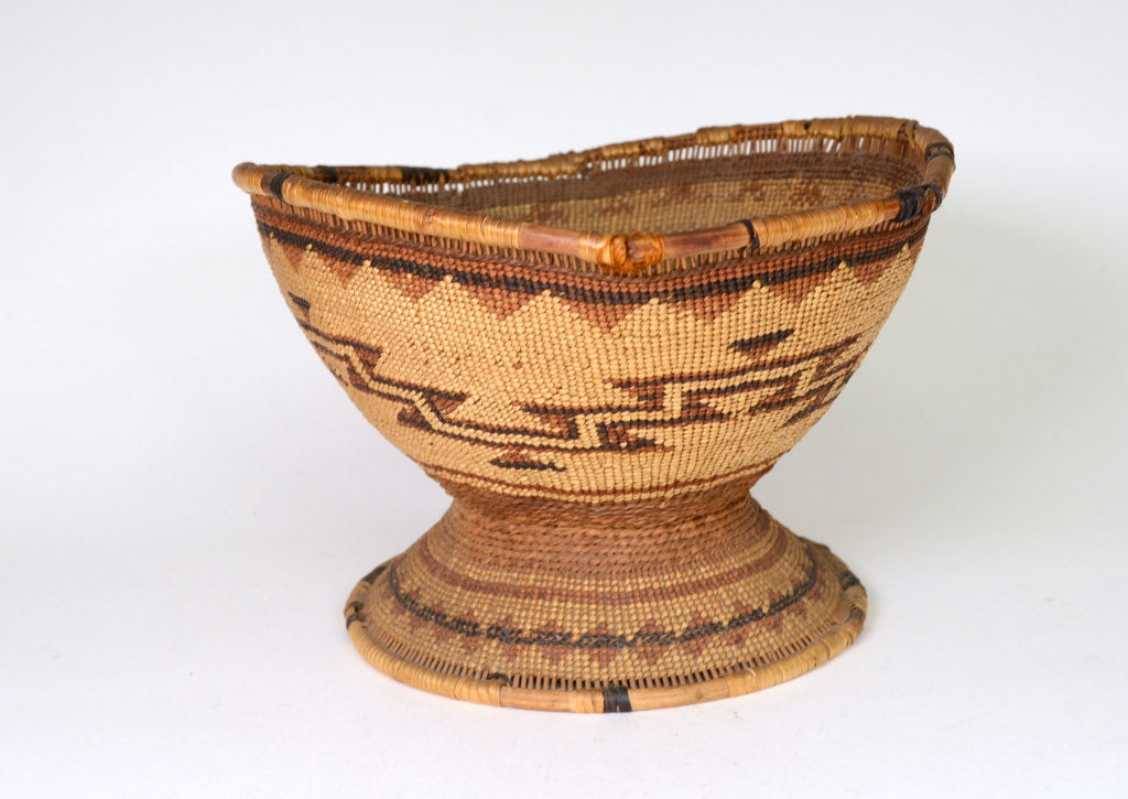 Antique Yurok Pedestal Basket – Antique American Indian Art