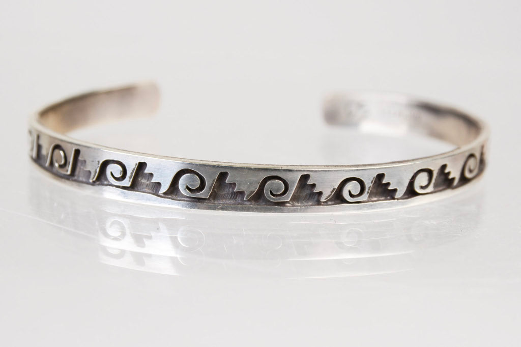Hopi Overlay Cuff by Darren Seweyestewa – Antique American Indian Art