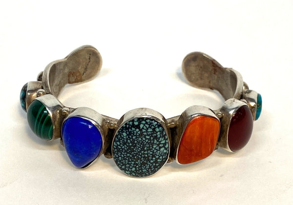 Striking Navajo Bracelet;  by Wilson Begay
