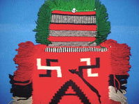 Navajo Germantown Purse with fringe "A" motif