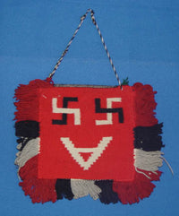 Navajo Germantown Purse with fringe "A" motif