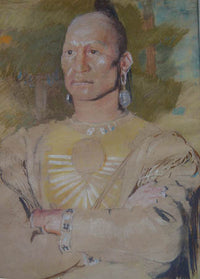 Iroquois Portrait by Richard Farley