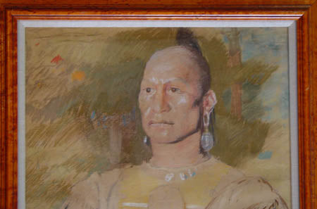Iroquois Portrait by Richard Farley
