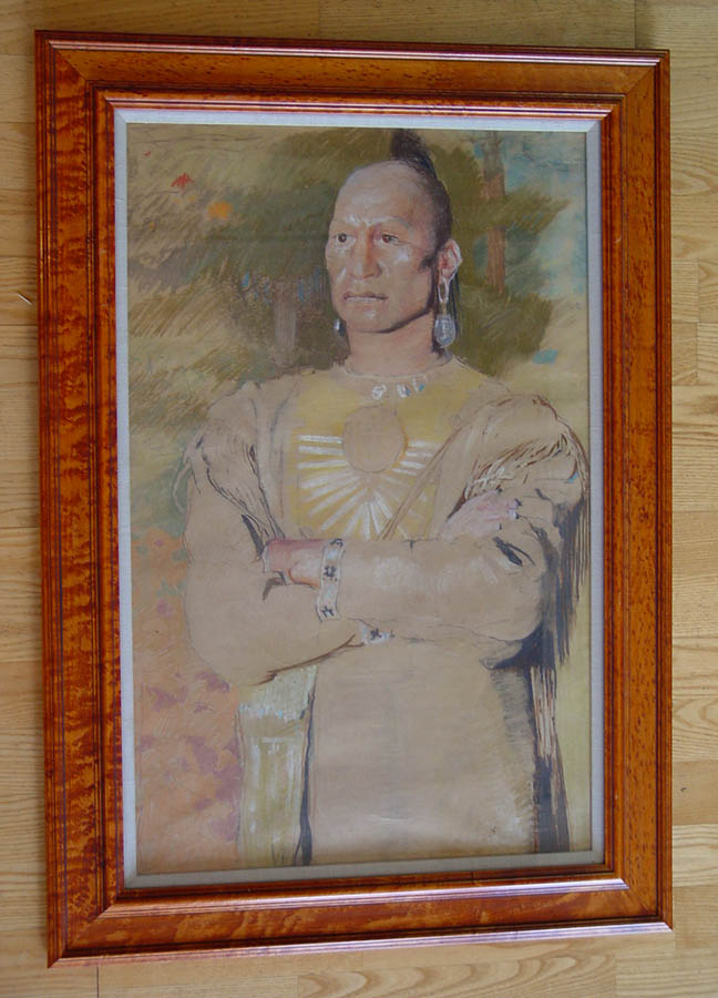 Iroquois Portrait by Richard Farley