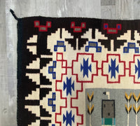 Navajo Yei Rug Teec Nos Pos Triple Border