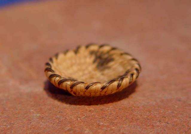 Miniature Pima Baskets C. 1930-40: Very fine weave