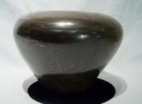 Zuni and Isleta Pueblo Black Pottery By RF of Zuni and DW of Isleta