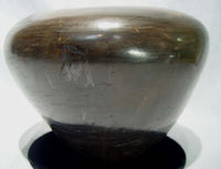 Zuni and Isleta Pueblo Black Pottery By RF of Zuni and DW of Isleta