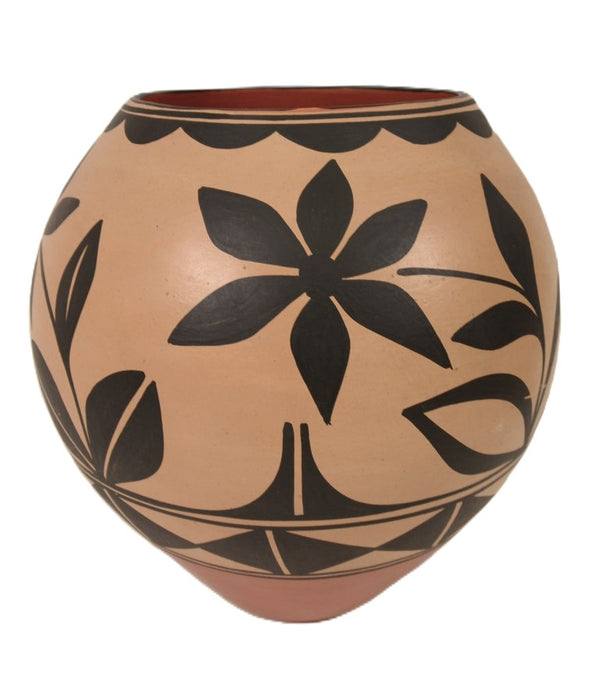 Santo Domingo Pueblo Large Pottery Jar By Vidal Aguilar