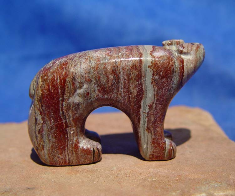 Zuni Bear Fetish by Rickson Kalestewa
