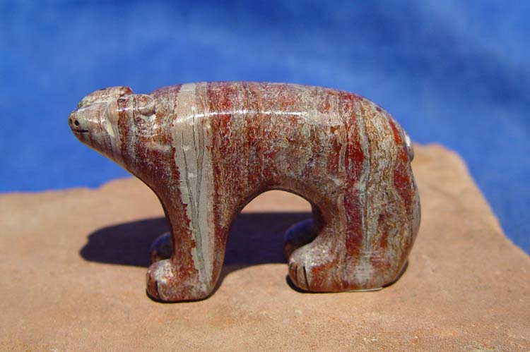 Zuni Bear Fetish by Rickson Kalestewa