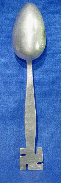 Navajo Spoon with Fine Stamping