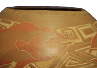 Santa Clara Pueblo: Pottery: Jody Folwell, fish images, 1990