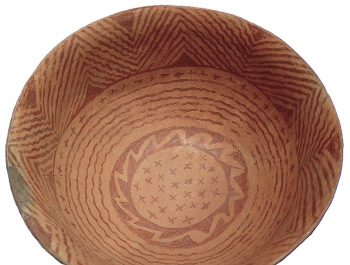 Hohokam Bowl Red on Buff