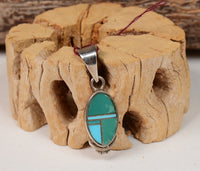 Navajo Sterling Silver and Turquoise pendant