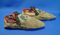 Antique Great Lakes Beaded Moccasins