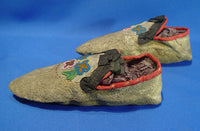 Antique Great Lakes Beaded Moccasins