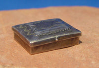Navajo Sterling Silver Pill Box