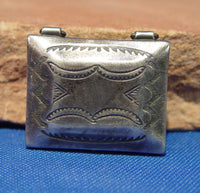 Navajo Sterling Silver Pill Box