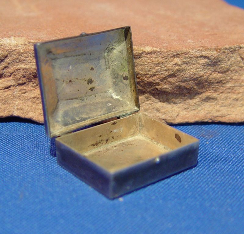 Navajo Sterling Silver Pill Box