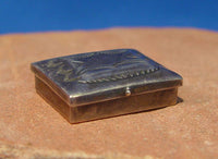 Navajo Sterling Silver Pill Box