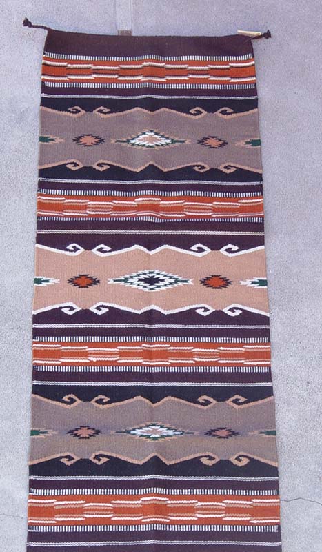 Southwest Area Rug Runner 2 1/2' x 10'