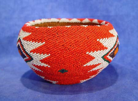 Washoe beaded basket