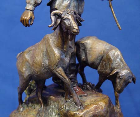 Bronze by Susan Kliewer, "Dawn Boy's Song"