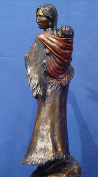Bronze by Susan Kliewer, "Sacajawea"