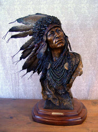 Sculpture - Bronzes, "Spirit Wind", Bronze by Susan Kliewer,