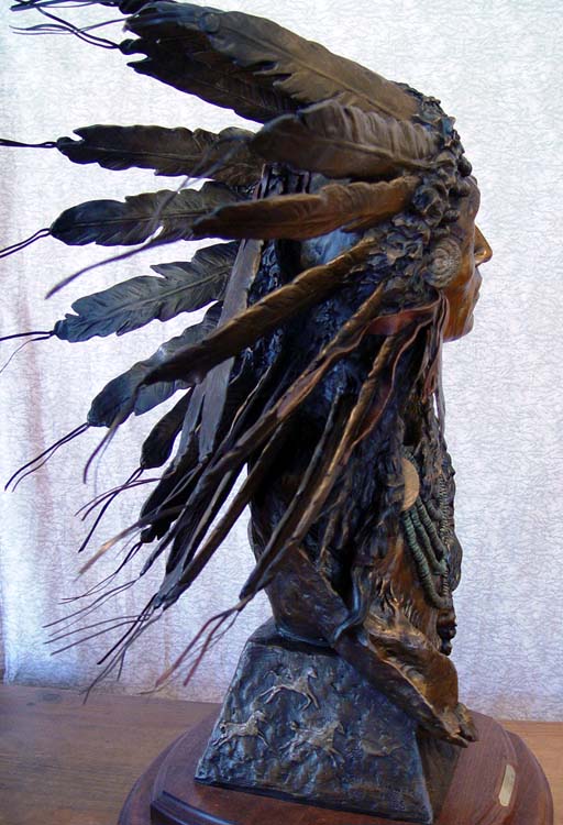 Sculpture - Bronzes, "Spirit Wind", Bronze by Susan Kliewer,