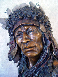 Sculpture - Bronzes, "Spirit Wind", Bronze by Susan Kliewer,