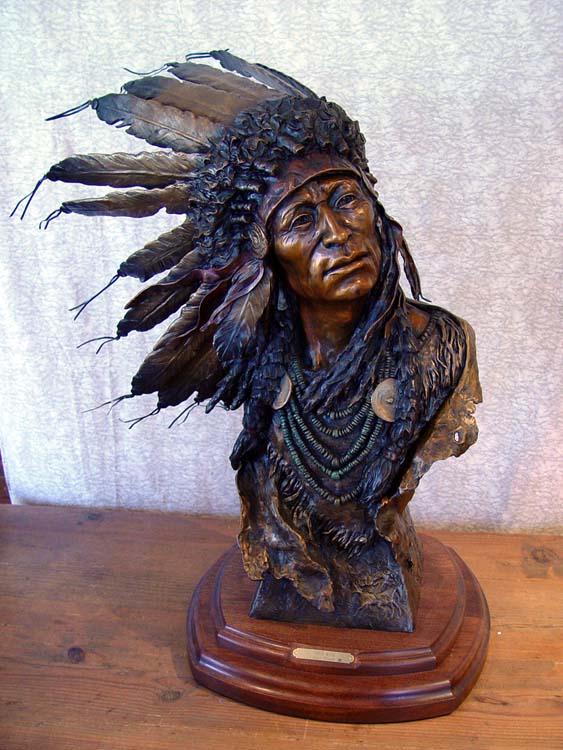 Sculpture - Bronzes, "Spirit Wind", Bronze by Susan Kliewer,