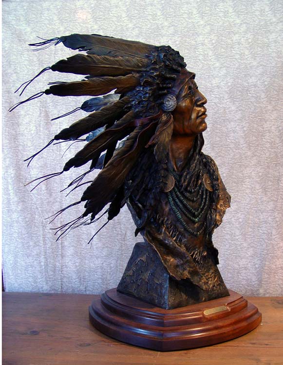 Sculpture - Bronzes, "Spirit Wind", Bronze by Susan Kliewer,