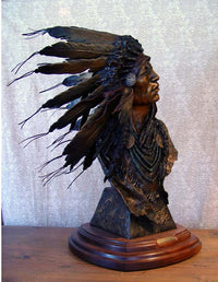Sculpture - Bronzes, "Spirit Wind", Bronze by Susan Kliewer,