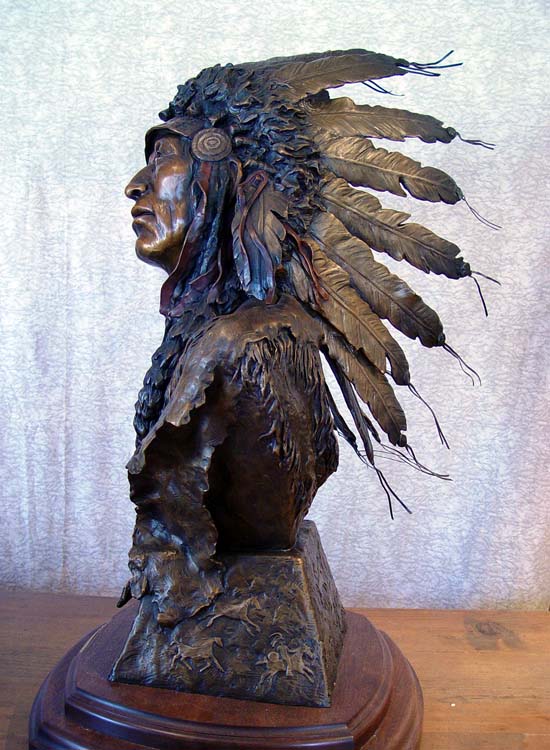 Sculpture - Bronzes, "Spirit Wind", Bronze by Susan Kliewer,