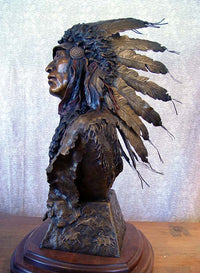 Sculpture - Bronzes, "Spirit Wind", Bronze by Susan Kliewer,
