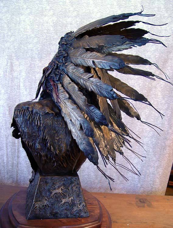 Sculpture - Bronzes, "Spirit Wind", Bronze by Susan Kliewer,