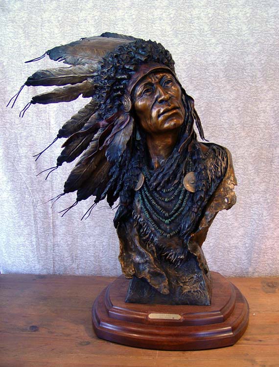 Sculpture - Bronzes, "Spirit Wind", Bronze by Susan Kliewer,