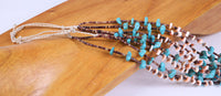 Zuni or Santo Domingo 4 Strand Multicolor Necklace
