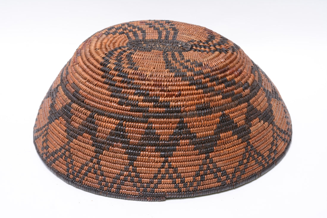 Apache Polychrome Basketry Bowl - Sun Motif