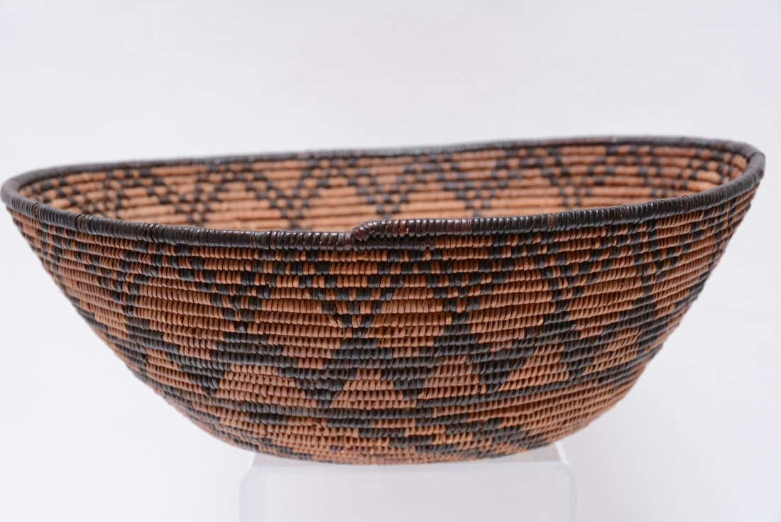Apache Polychrome Basketry Bowl - Sun Motif