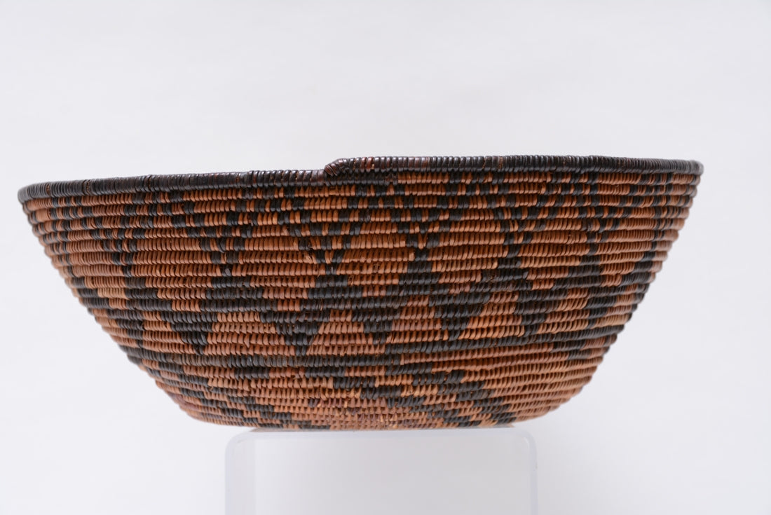 Apache Polychrome Basketry Bowl - Sun Motif