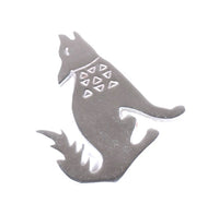 Navajo Sterling Silver Coyote Pin