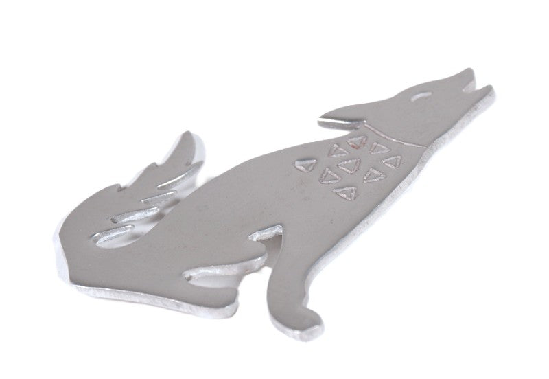 Navajo Sterling Silver Coyote Pin