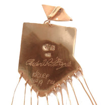 Mescalero Apache 14k Gold Pendant By Master Silversmith Carlos White Eagle