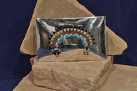 Zuni Pueblo Indian BUCKLE and BOLO Inlay Set By H. L. Lanyate